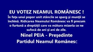 Partidul Neamul Romanesc - Ninel Peia